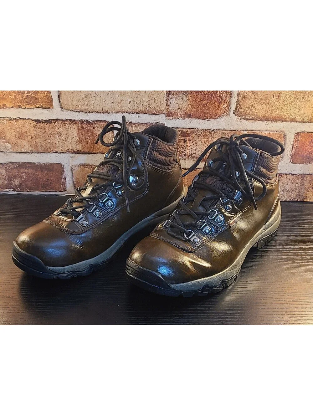 Magellan Hiking Boots  Mens Sz 10.5 Brown Waterproof Outdoor Camping Hunting GUC
